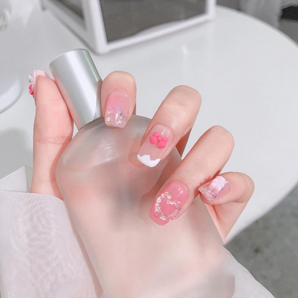 

3D-подвески для дизайна ногтей с бантиком, украшение для ногтей, аксессуар для ногтей, украшение для ногтей, маникюрный орнамент