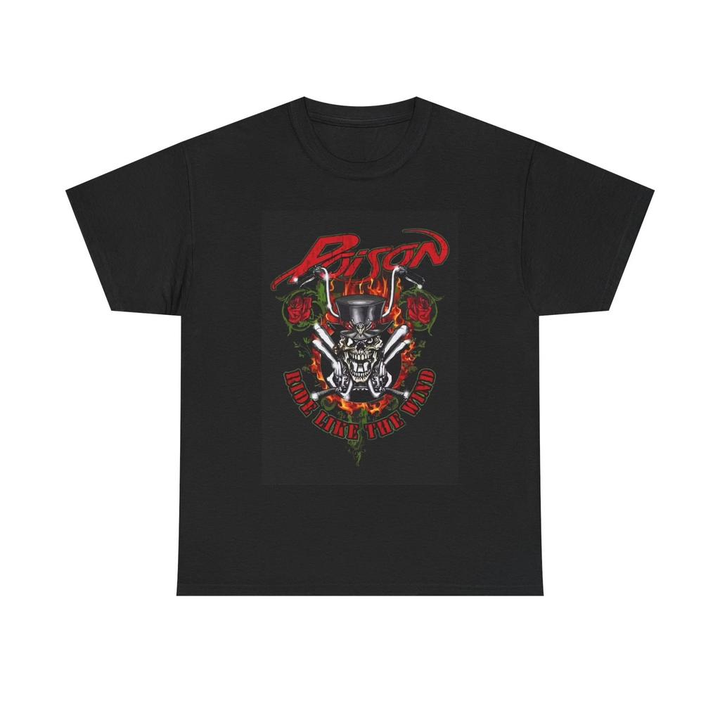 poison T-shirt vintage retro Bret Michaels classic rock Unisex Heavy Cotton Tee