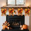 Thanksgiving Simulation Wall Hanging Pumpkin Berry Maple Leaf Bow Small Pendant