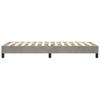 Box Spring Bed Frame Light Grey 90 X 190 Cm Velvet