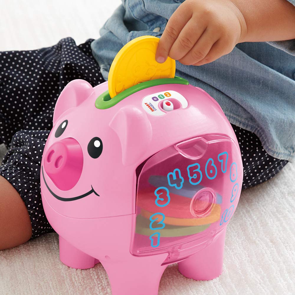 MATTEL Fisher Price Laugh and Learn Smart Stages Piggy Bank by Laugh and Learn