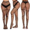 Sexy Women Long Fishnet  Autumn Thigh High Waist Body Stockings Fish Net Hollow Out Pantyhose Mesh Nylon Tights Lingerie