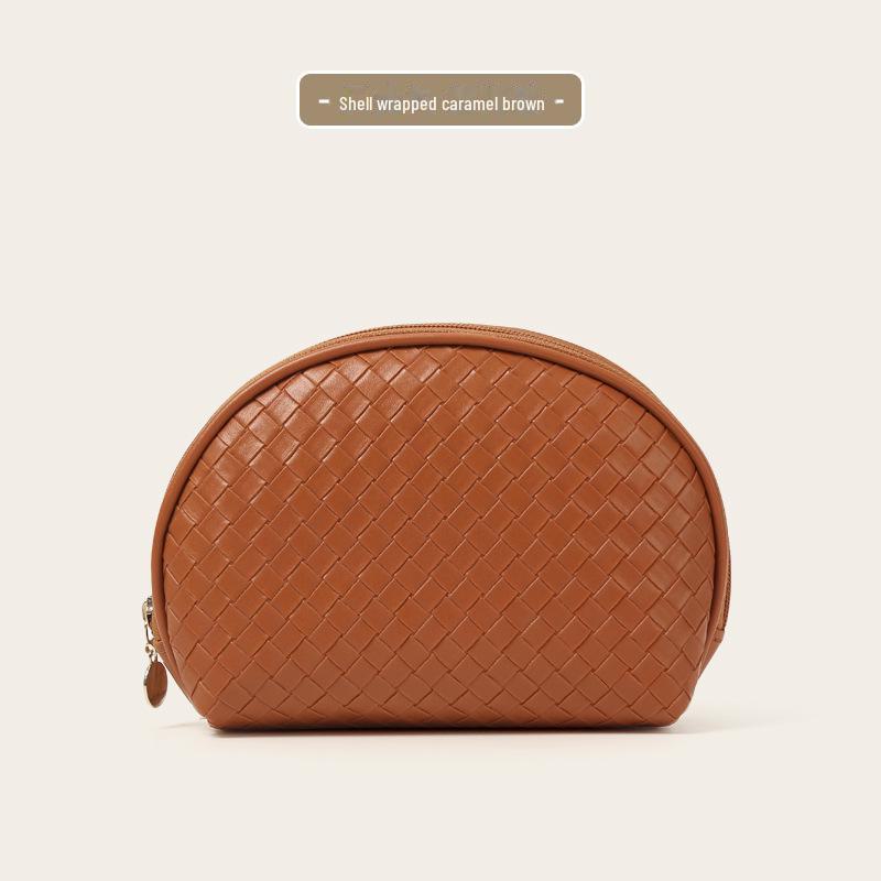 2024 Kosmetiktasche aus gewebtem PU mit großem Fassungsvermögen und wasserdicht