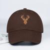 Golden Deer Head Embroidered Baseball Cap Soft And Comfortable Lightweight And Breathable Adjustable Retro Outdoor Style Refined