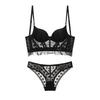 French Ultra-thin Fish Bone Underwear Lace Pure Desire U-shaped Beauty Back Bra Cover Women's Underwear