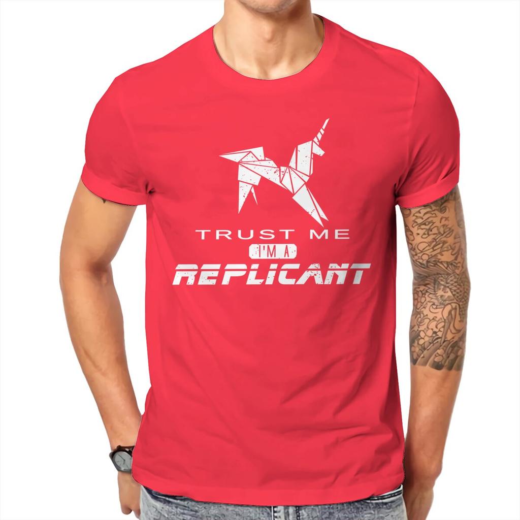Blade Runner Vertrau Mir Ich Bin Ein Replikant T-Shirt Herren Unisexs T-Shirt Baumwolle Unisex Kleidung