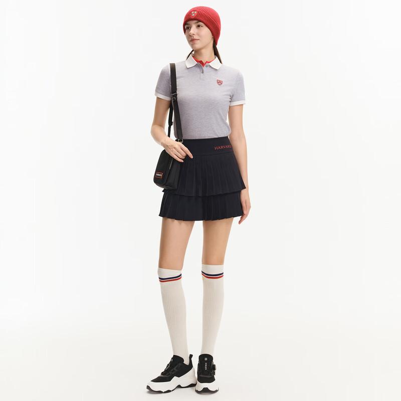 Biem.L.Fdlkk Harvard Collaboration Women's Casual Polo Shirt