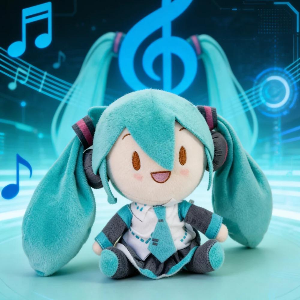 HOT SALE Hatsune Miku Fufu Plush Doll Fuwafuwa Anime Kawaii Cute Cool Toys Dolls Plush Room Car Desk Decor Birthday Gift for Fan