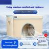 Nido Enfriador para Mascotas, Espacio Amplio, Nido Fresco, Nido para Gatos, Extraíble y Lavable, Habitación para Gatos Habitación con Aire Acondicionado