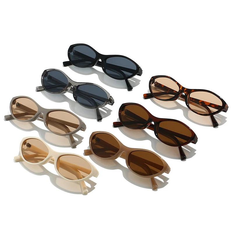  New Retro Cat Eye Sunglasses Shades UV400 Women Fashion Jelly Tea Sun Glasses