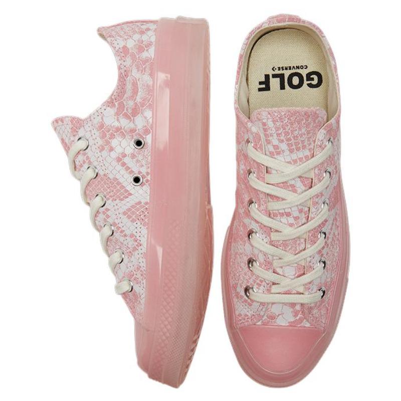 GOLF WANG X Converse 1970s "Snake" Collaboration Snake Pattern Trendy Comfortable Leather Low-Top Espadrilles Unisex Style