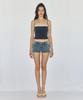 Yuhili Micro Denim Shorts / Light Blue
