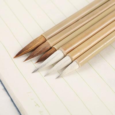 Păr de lup Perie pentru caligrafie chineză Ulei Acuarelă Artă Pensule Acuarelă