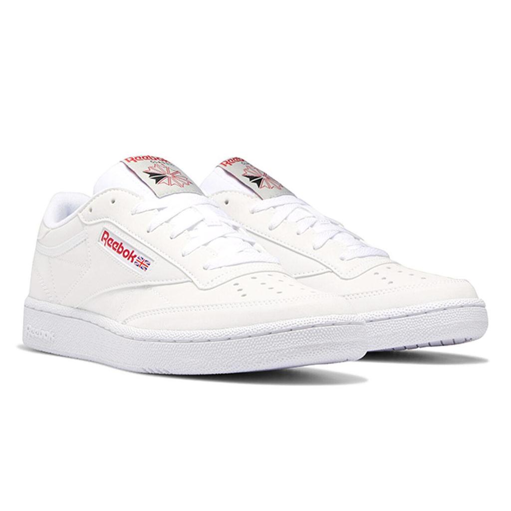Reebok Classic Club 85 White Skate Shoes 'White Red' DV7240