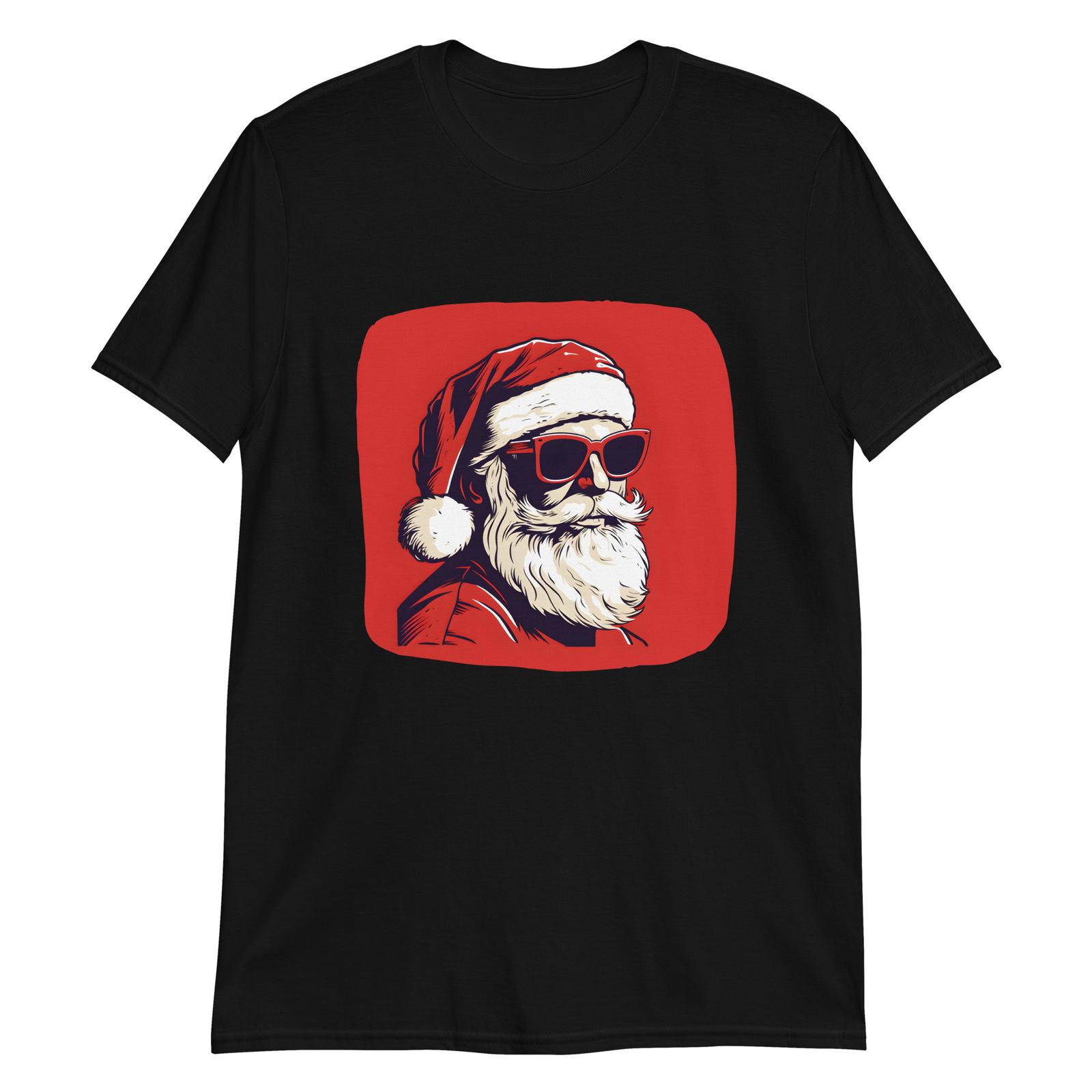 Cool Santa Wears Red Sunglasses T-Shirt Mens Womens Tees Top S