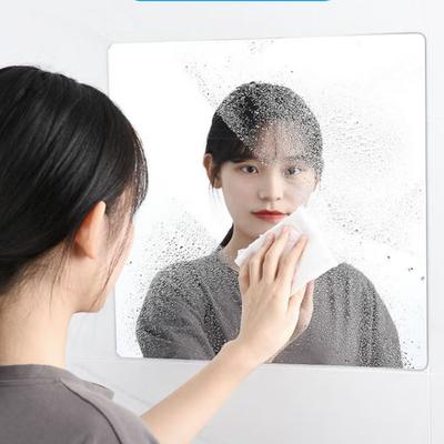 Mirror Wall Sticker Square Acrylic Wall Stickers Self-adhesive Acrylic Tiles Sticker for Bathroom DIY 3D Wall Decal