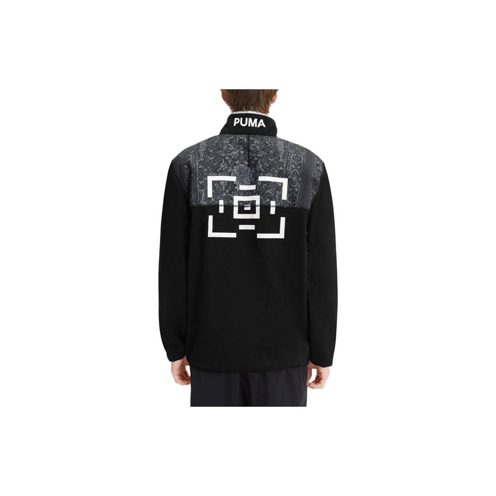 Puma X Les Benjamins High Collar Fitted Jacket Men Jackets Black 595467-01