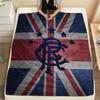 Rangers FC Flannel Blanket, High Quality Comfortable for All Seasons, Home Decor, Warmth and Comfort