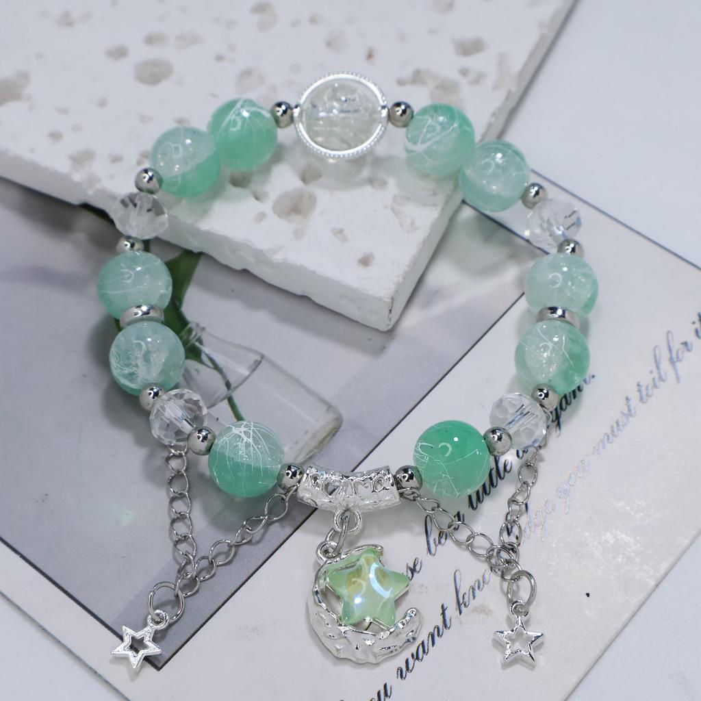 Mori Style Mermaid Crystal Bracelet – Versatile Niche Design for Women, Ideal for Students and Best Friends