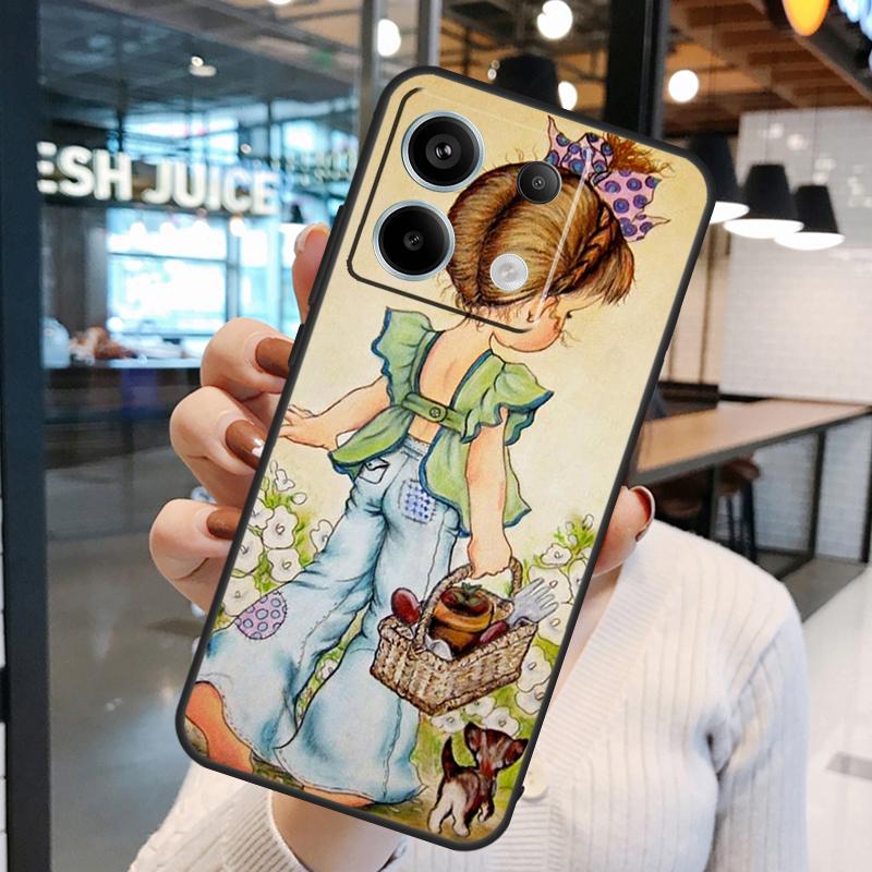 Sarah Kay pattern Case For Xiaomi Redmi Note 14 Pro 10 11 12 13 15 Pro Plus Redmi 15 10C 12C 13C 14C 15C Cover
