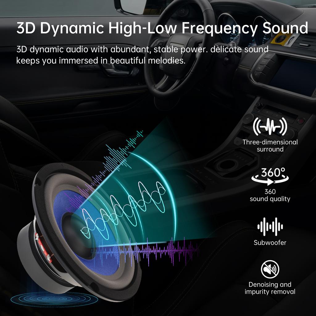 1 Stück 5 Zoll Lautsprecher Tieftöner Breiter Frequenzgang für Car Audio Heimkino