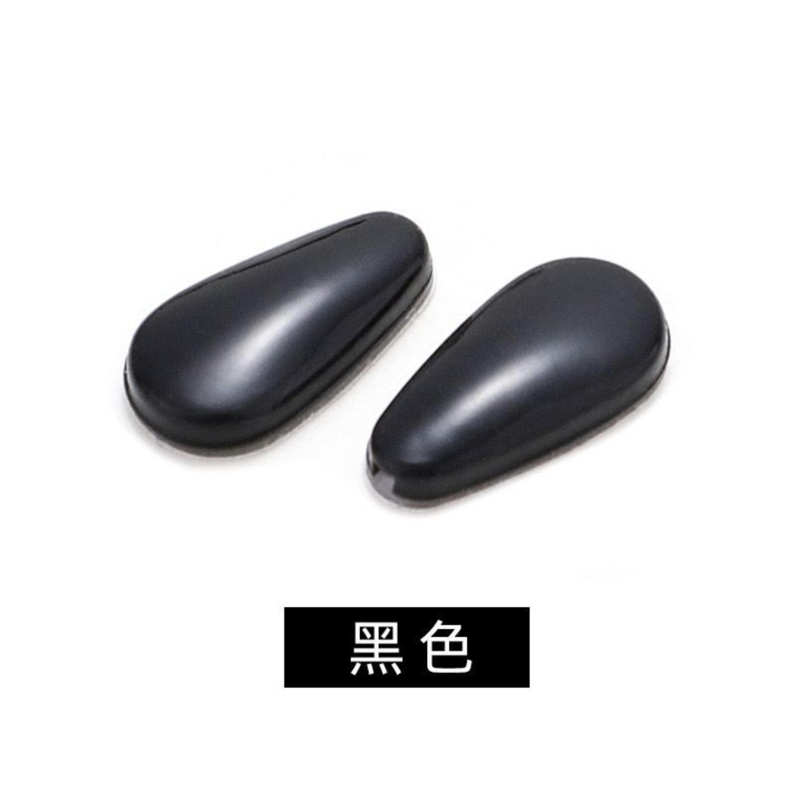 

Silicone Eyeglass Nose Pads Airbag Sheet Tear Drop Shape Breathable Particle Massage Nose Support Pads for Glasses Frames 2 Pairs One Size