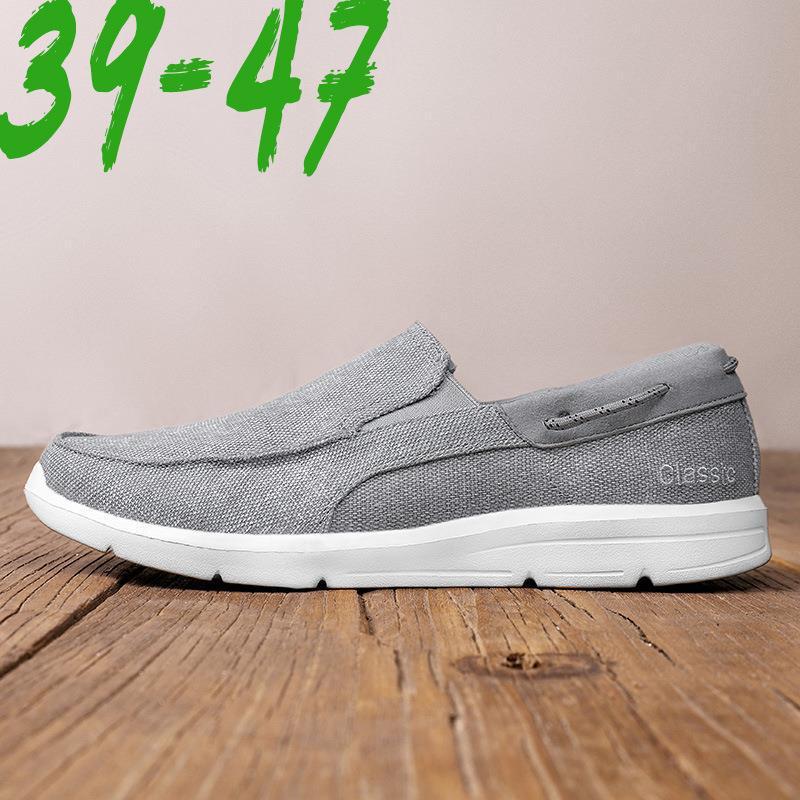 Summer Korean Version Of Canvas Shoes Men's Breathable Canvas Shoes Men's European And American Fashion Shoes Men's New Style