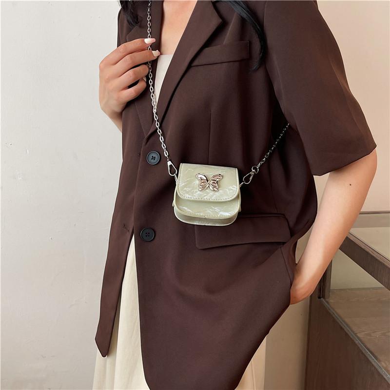 Chic Pu Saddle Bag For Women With Stylish Butterfly Design In Various Colors