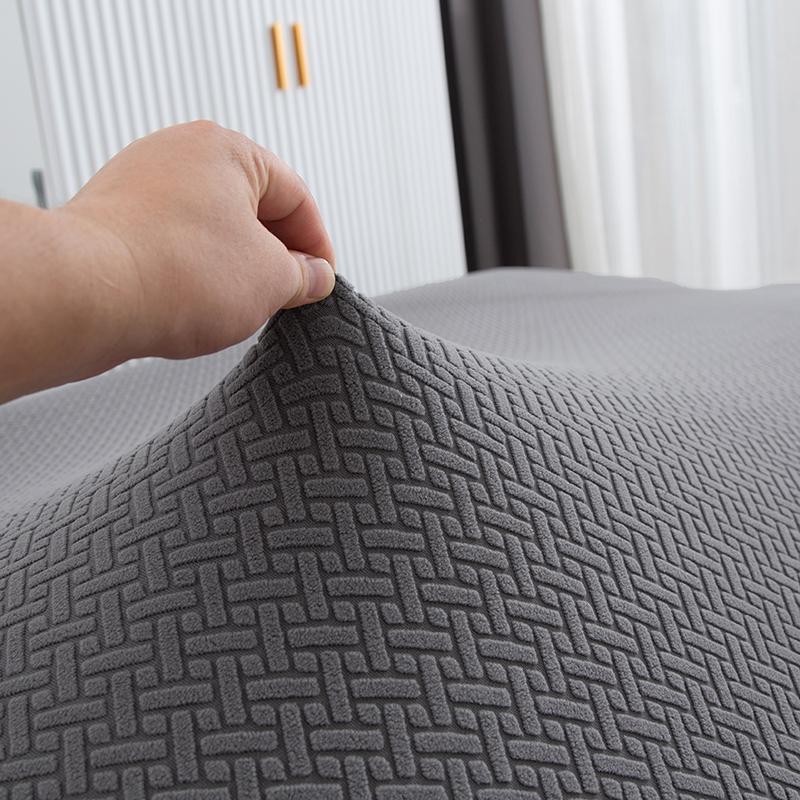 Klappbarer Sofabezug fürs Bett, elastisch, ohne Armlehnen, Futon-Sofabezug, einfarbig, All-Inclusive-Sofaschutz, Heimdekoration