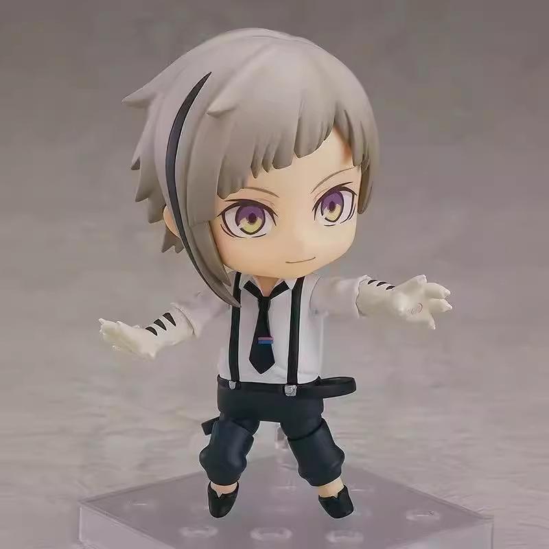 Nendoroid Bungou Stray Dogs Figure Dazai Osamu Nakahara Chuuya Anime Collectible Action Figure Cute Chibi Style Anime Merchandise Collectible Display