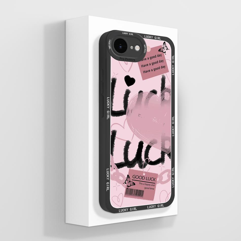 For iPhone 16E Phone Case Cute Panda Couple Funda For iPhone SE 2025 Camera Protection Back Cover Soft Liquid Silicone Protector