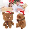 Entzückendes Weihnachtskaripybara Plüschtier Für Kinder Niedliche Weiche Tierpuppe Geschenk