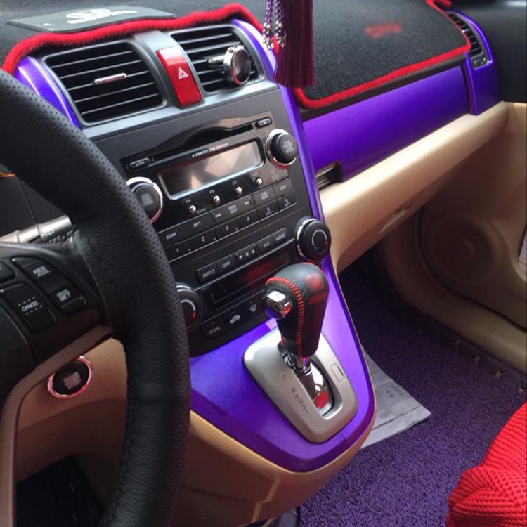 Kohlefaser Schaltpanel Aufkleber für 07-11 CR-V Innenraummodifikationen