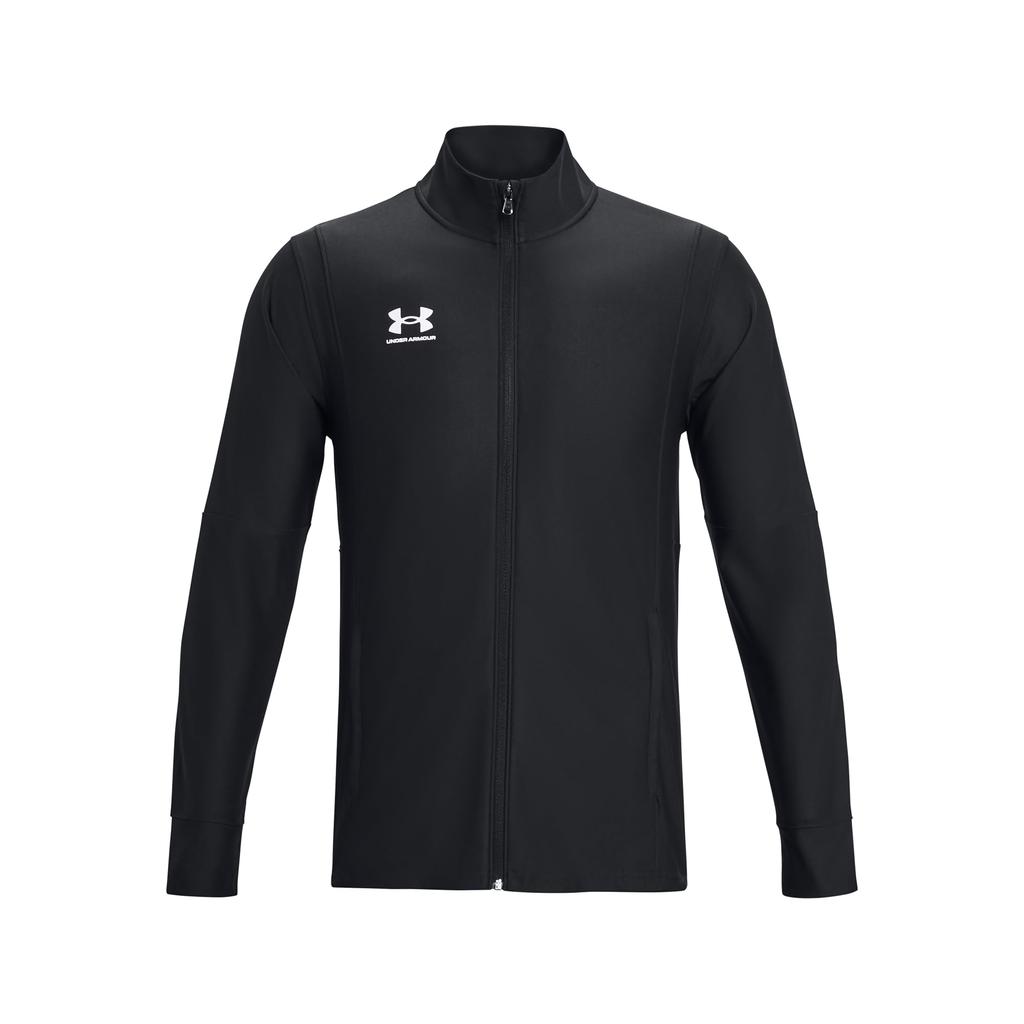 Under Armour UA Track Jacket Black White XL M's Ch. /