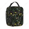 Elegant Flower Leakproof Lunch Bag Large Capacity Lunchbox Insulated Reusable Lunch Tote Bags Cooler Lunch Container For Work
