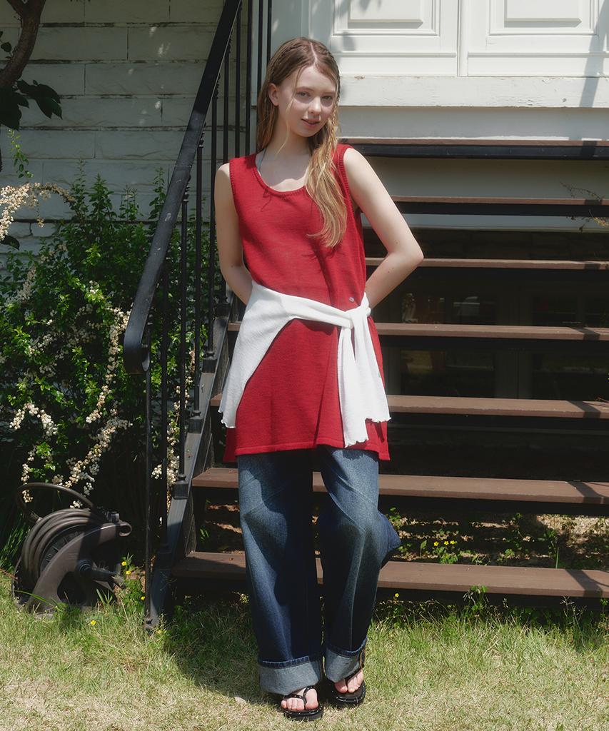 Micene Una Layered Knit Dress