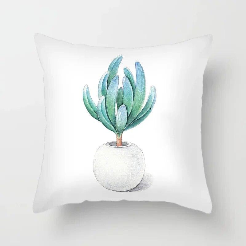 45X45CM Beautiful Flower Peach Skin Pillowcase Living Room Sofa Office Seat Lumbar Cushion Car  Cover Home Decoration