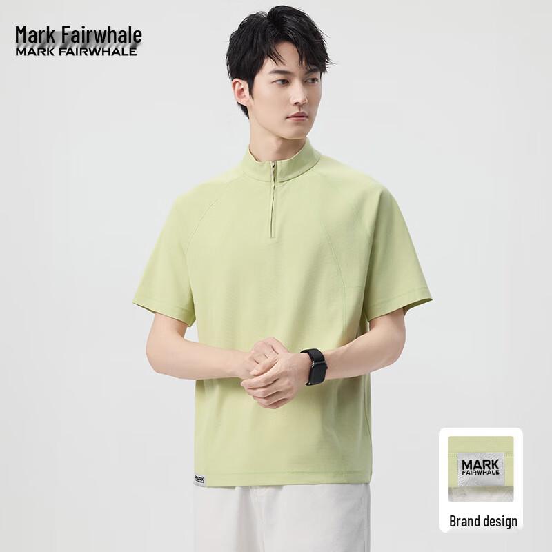 Mark Fairwhale Men s 2025 Summer Ice Silk Short-Sleeve T-Shirt L