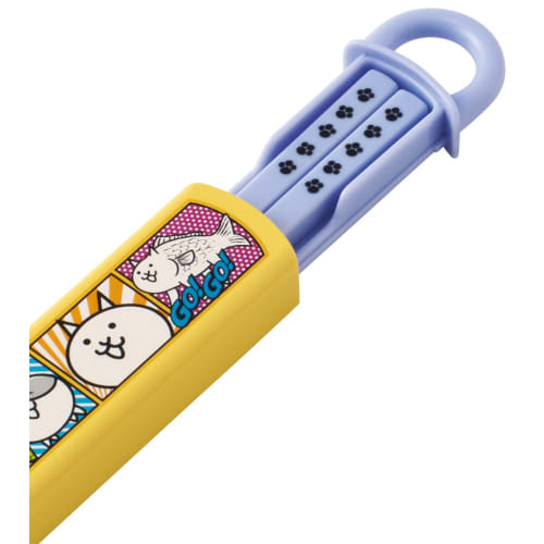 Skater Chopsticks 16.5cm Chopstick Box Set Nyanko Great War 23 For Children Antibacterial Made in Japan ABS2AMAG-A