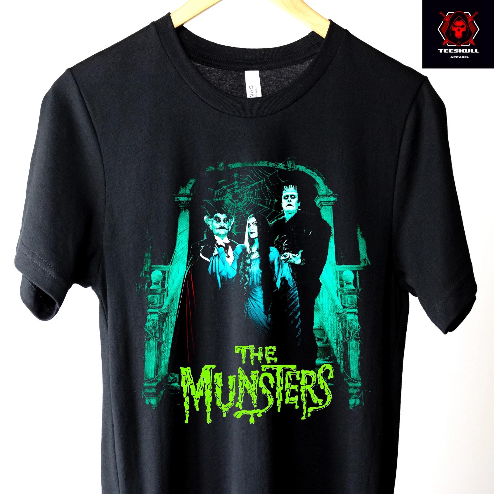 The Munsters (1964) Retro Horror Fantasy Movie Unisex Premium T-Shirt 2XL