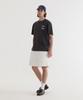 COVERNAT Slub Crack C Logo T-Shirt Charcoal