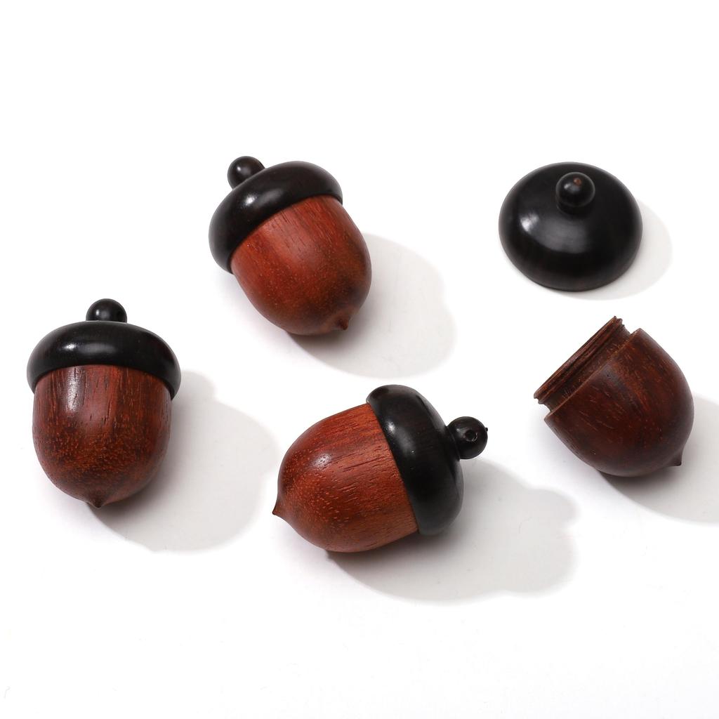 21x31mm Sandalwood Pinecone Pendant For DIY Necklace Accessories