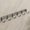 Nana Punch-Free Aluminum Wall Hook Rack