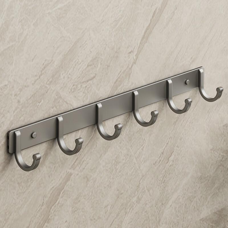 Nana Classic Space Aluminum No-Drill Hook Rack