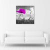 Canvas Print, Violet Poppy Flower Plant