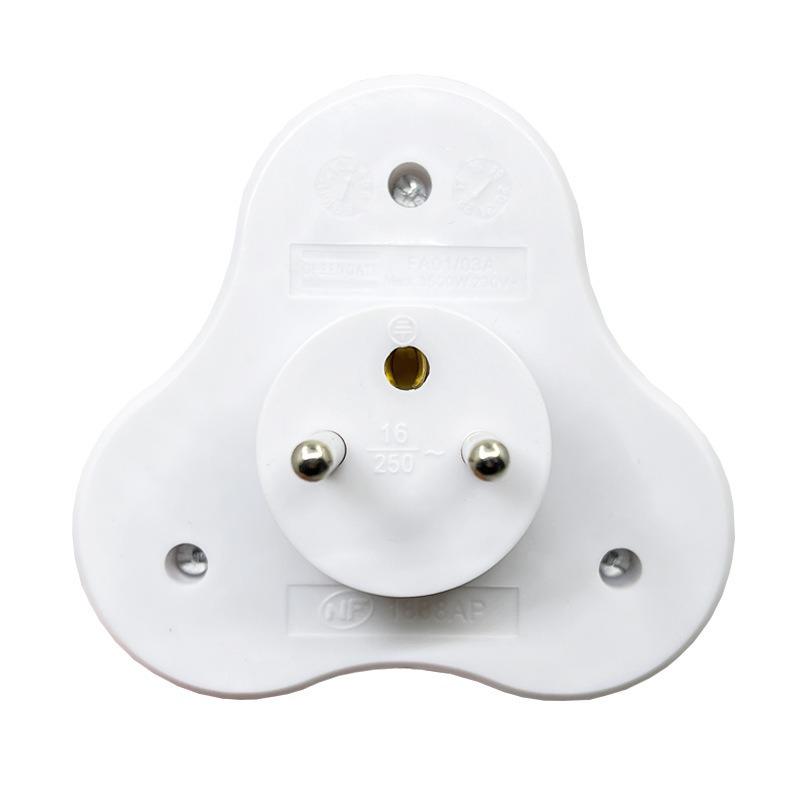 French 1-to-3 Power Converter Plug Socket for France & Belgium