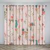 Girls Like The Flower Pattern Sunshade Curtains Living Room Bedroom Home Decoration Thin Curtains 2 Panels