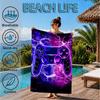 Electric Gaming control Beach Towel, Microfiber Beach Towel, Perfect For Pool, Beach, Travel, Home Decor Beach Party Fan gifts