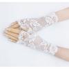 New Elastic Lace Half Finger Gloves Thin Short Finger Leakage Sun Protection Driving Non Slip UV Protection Scar Covering Tattoo