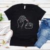 Feminist Tshirt Nail Polish Design Women Fashion Shirt Gift for Girl Free Shipping